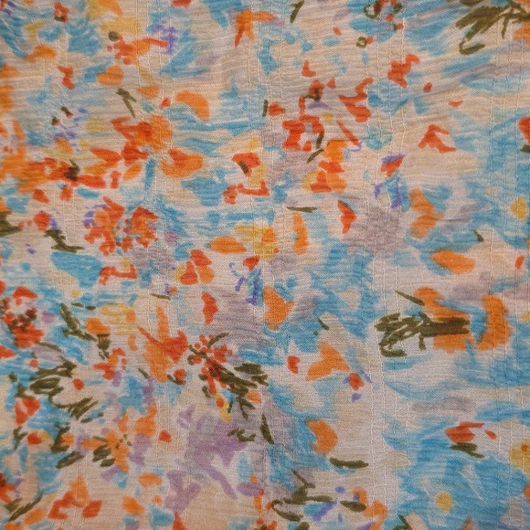 J.Crew- Waterlily Floral Soiree Chiffon Skirt- 100%Silk . Size 4 - Picture 5 of 5